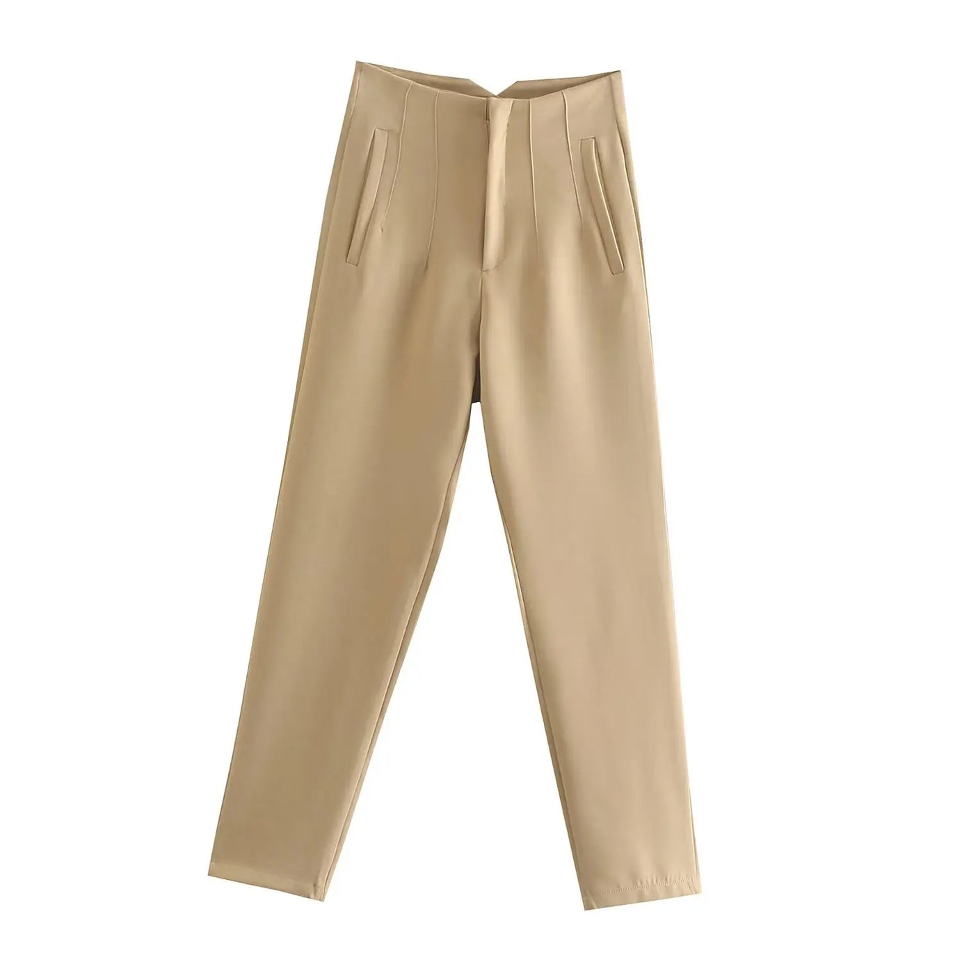 Tenues de bureau Koekop Pantalons crayon Noir Rose Blanc Pantalons Femme Mode Vêtements de bureau Pantalons taille haute pour femmes Pantalons habillés