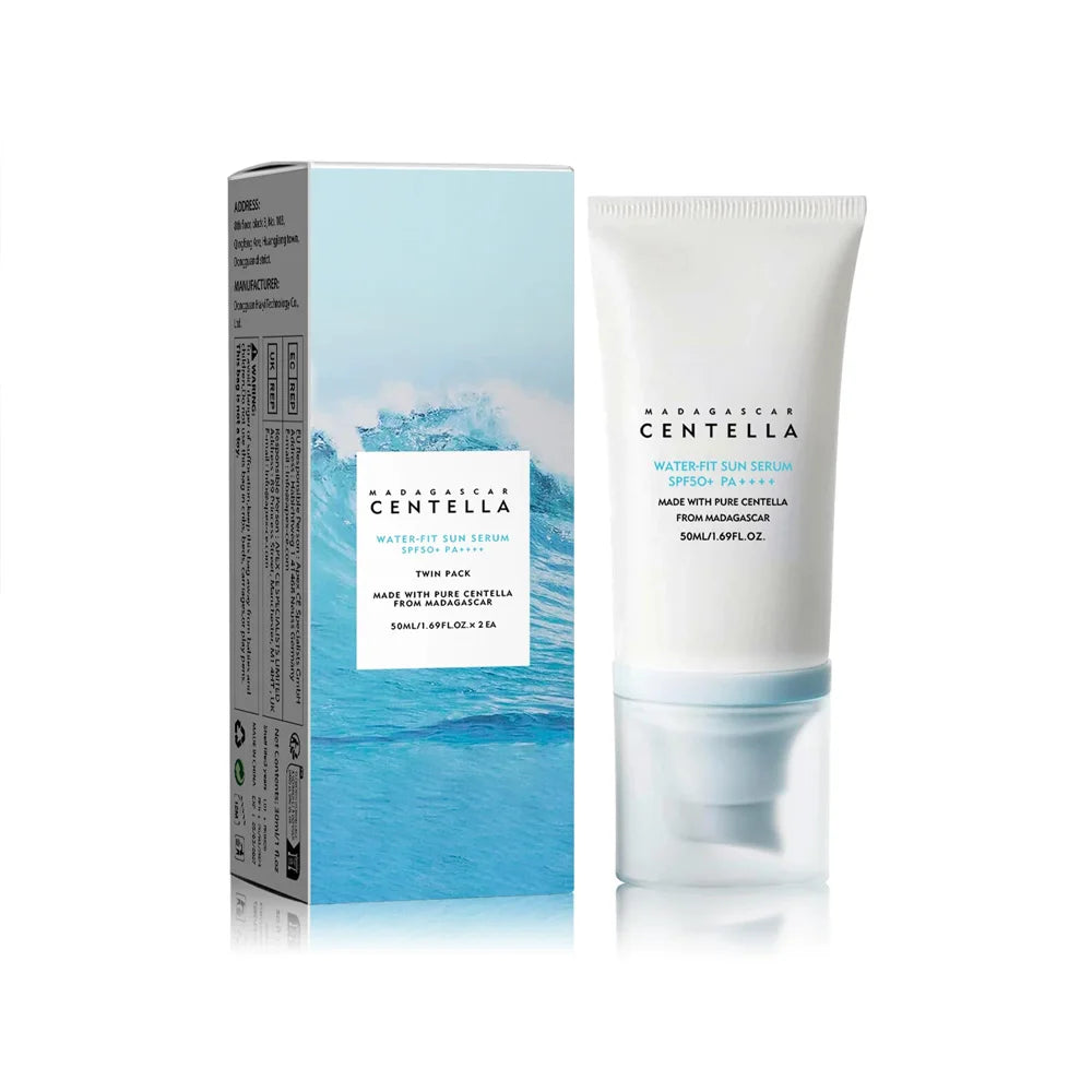 Crème solaire visage originale 50+ à la centella, protectrice UV, éclaircissante et hydratante, soin du corps coréen