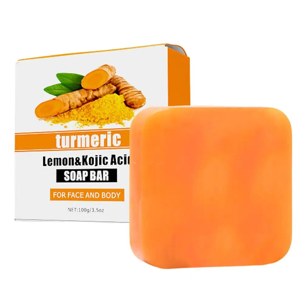 Turmeric Soap Face Cleansing Anti Acne Whitening Skin Lightening Face Remove Pimples Lightening Ginger Handmade Soap