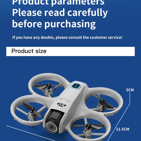 Drone GT3 MAX 2025 - 8K HD 4,3" - Télécommande - Mode sans tête - Hélicoptère - Flip 360° - Quadricoptère - Jouet - Mini drone - Cadeau pour enfant