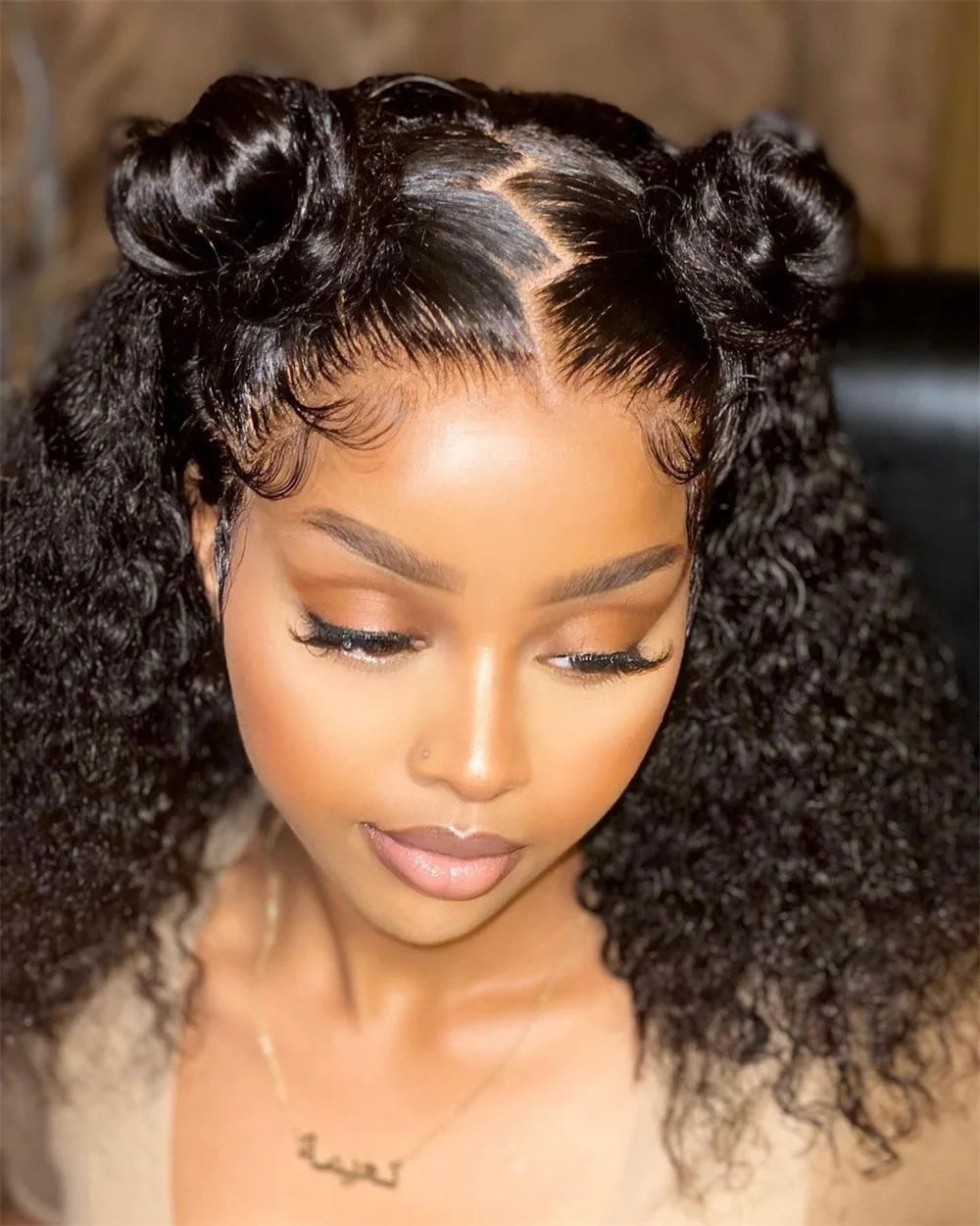 Perruques bouclées au carré, cheveux humains brésiliens, 13x4 Deep Water Wave, perruques frontales en dentelle 5x1 et 13x1 avec raie en T, pour femmes, pré-épilées à 200 %.