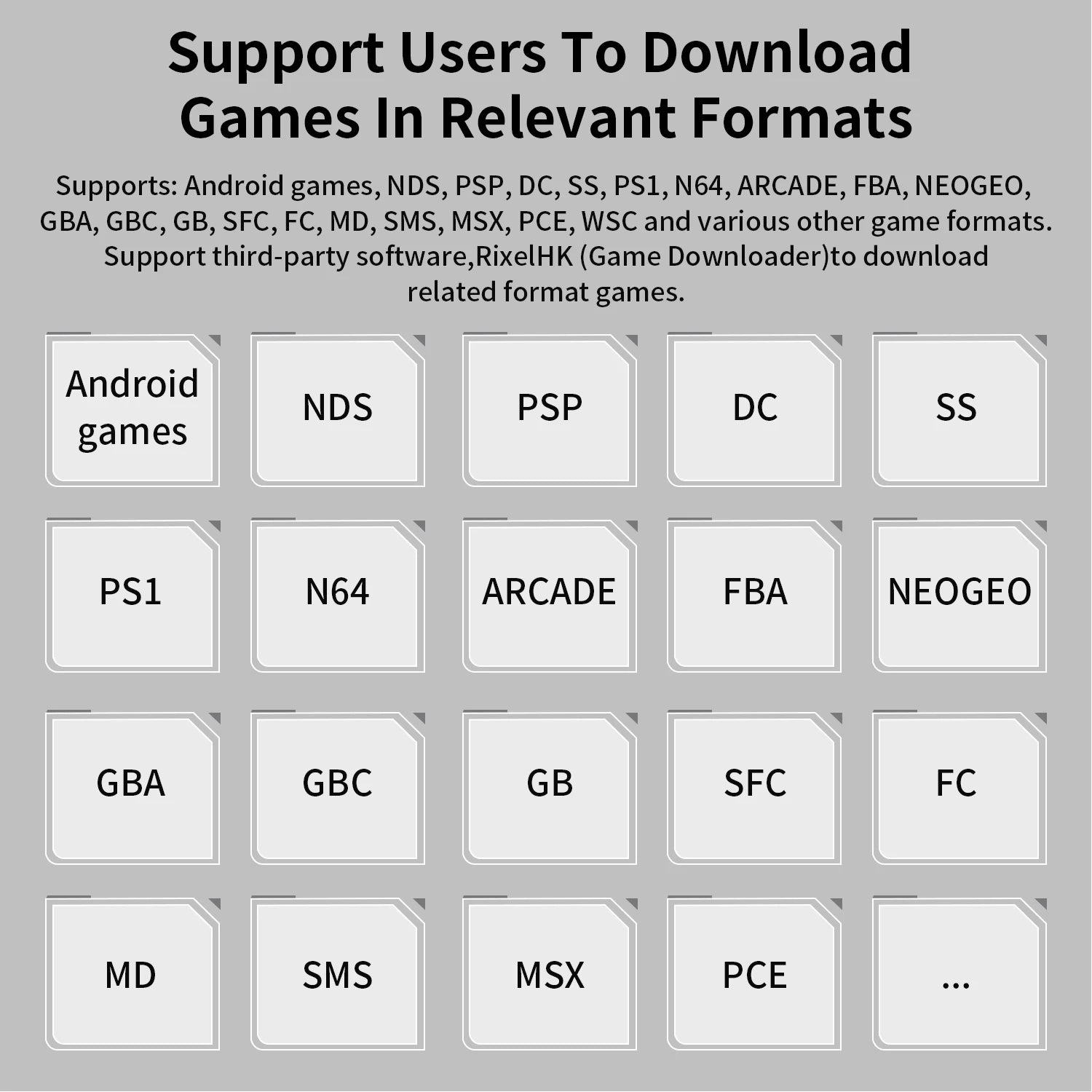 Console de jeux portable Anbernic RG DS, double écran IPS 4 pouces, Android, batterie 4000 mAh, lecteur de jeux vidéo à clapet, compatible avec le streaming Wi-Fi RixelHK