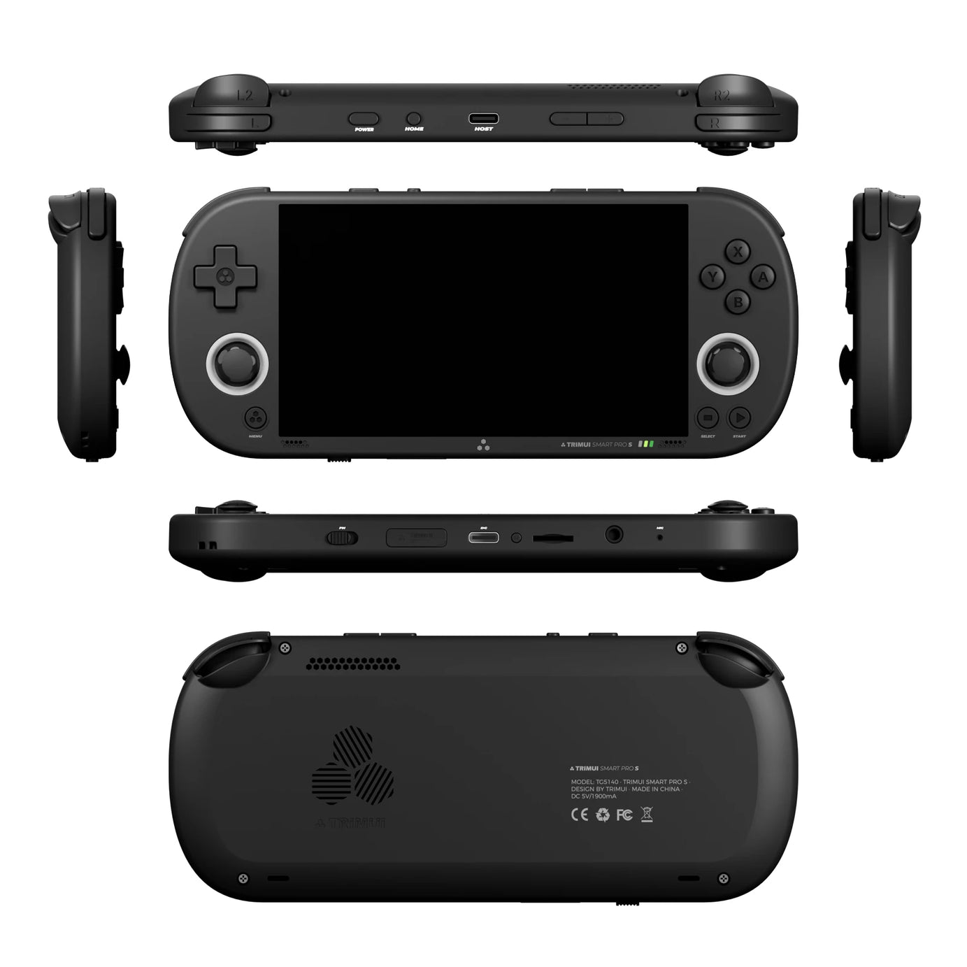 Console de jeu portable Trimui Smart Pro S, écran IPS 4,96 pouces, système Linux, joystick, éclairage RGB, jeu vidéo rétro, cadeau Smartpros
