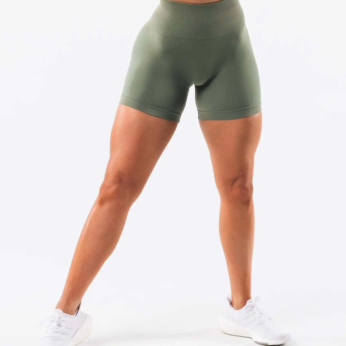 NCLAGEN Sports Shorts Woman High Waist Gym Clothes Seamless Leggings Booty Scrunch Tights Running Workout Fitness Cycling Shorts
