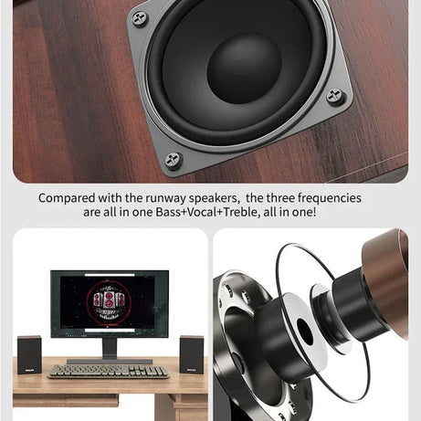 Enceinte Bluetooth Philips SPA20 avec son surround à 360°, stéréo sans fil Bluetooth pour ordinateur portable Macbook