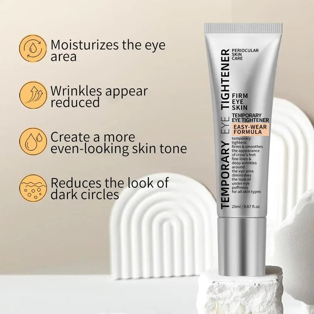 Crème contour des yeux raffermissante instantanée. Crème tenseuse et décongestionnante pour le contour des yeux. Lisse les ridules et atténue les poches et les cernes.
