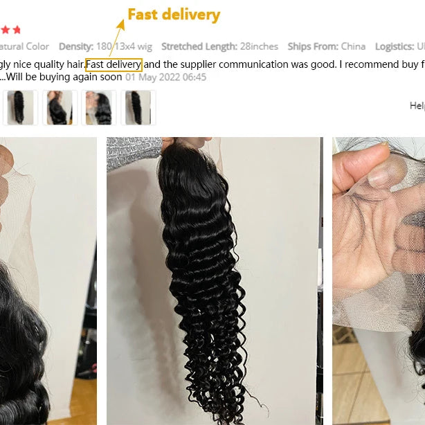 HD Transparent Deep Wave Frontal Wig 13x4/13x6 Curly Lace Front Human Hair Wigs For Women Wet And Wavy Water 5x5 Closure Wig