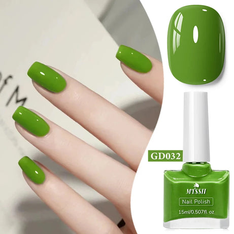 15ml Water-Based Nail Polish 40 Colors Long Lasting Quick Drying No Need of Lamp to Cure Nail Supplies Vernis for Nails Manicure