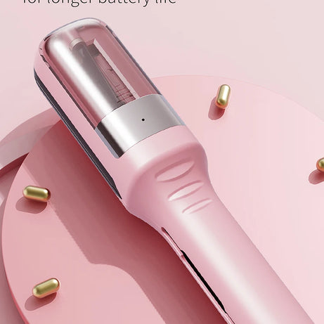 Coupe-pointes automatique professionnelle sans fil pour femmes, idéale pour les cheveux secs, abîmés et cassants.