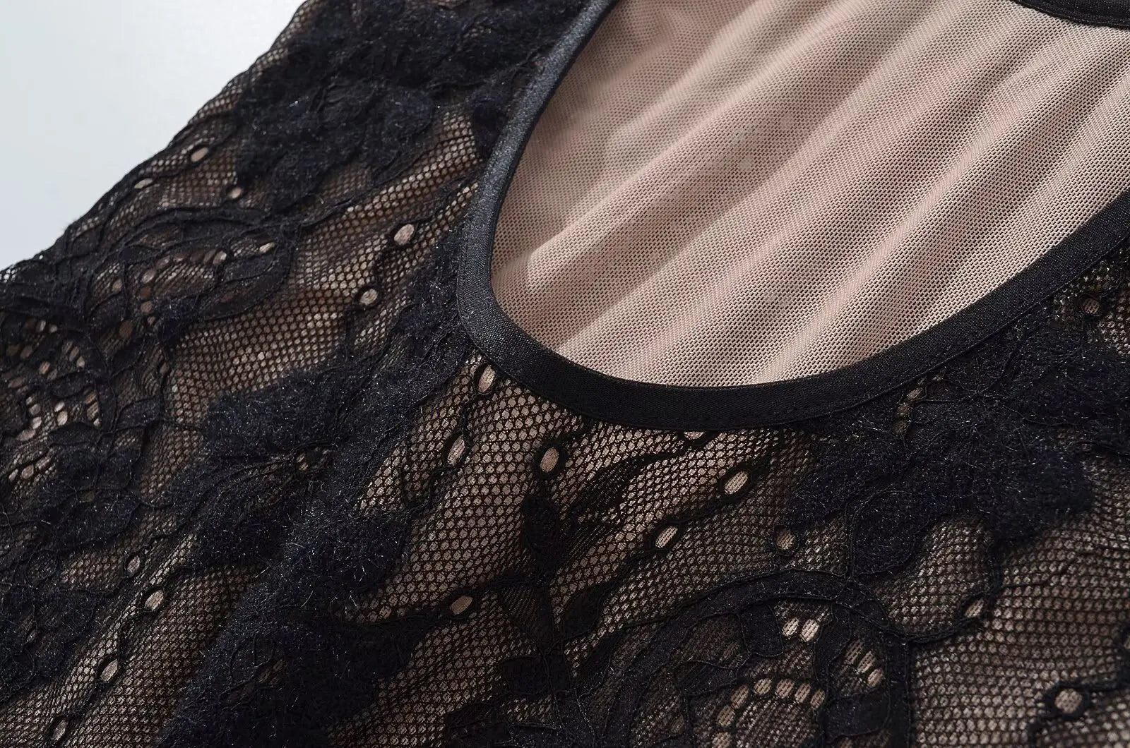 Body sexy transparente de encaje con forro, sin espalda, con tirantes finos, mono corto ajustado para mujer, monos ajustados, enterizos.