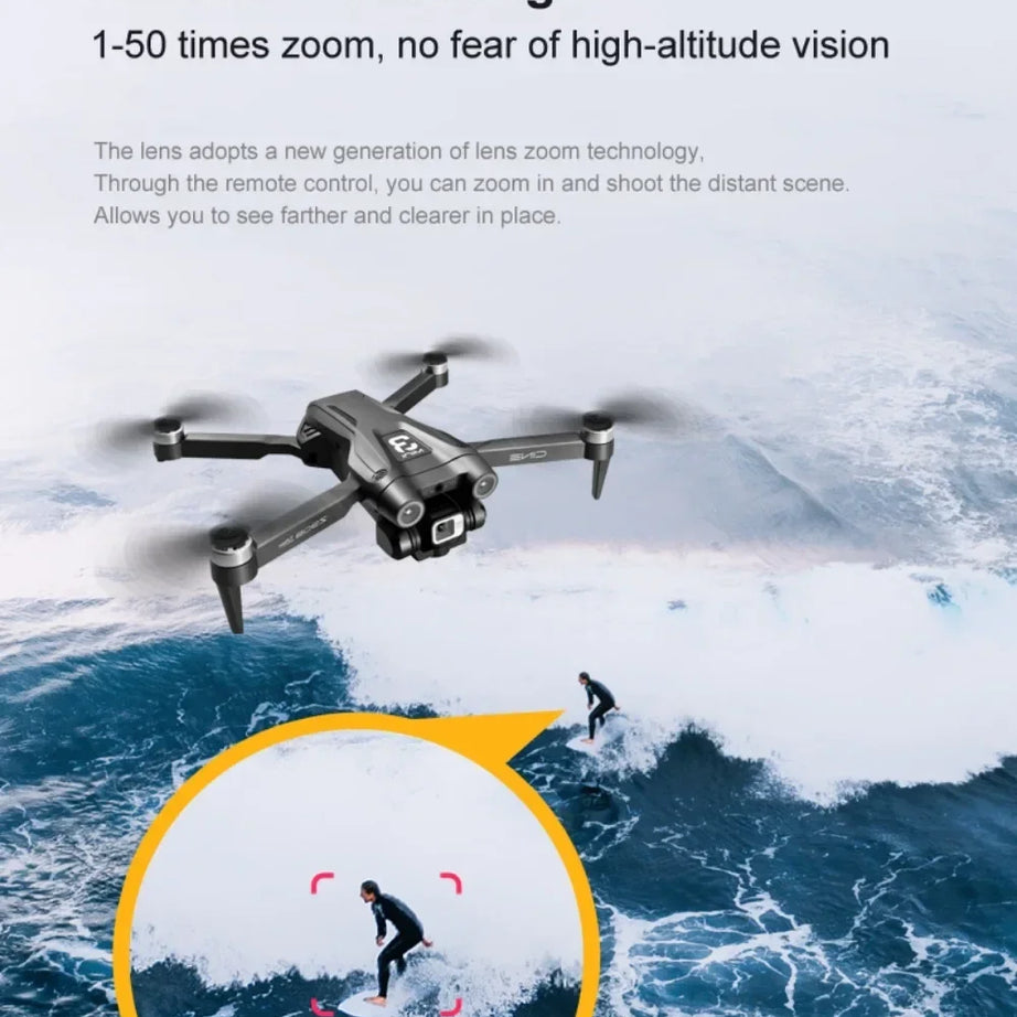 Drone Original Z908 Pro /MAX 8K ESC Professionnel 4K avec localisation par flux optique et évitement d'obstacles sur 3 côtés - Quadricoptère jouet
