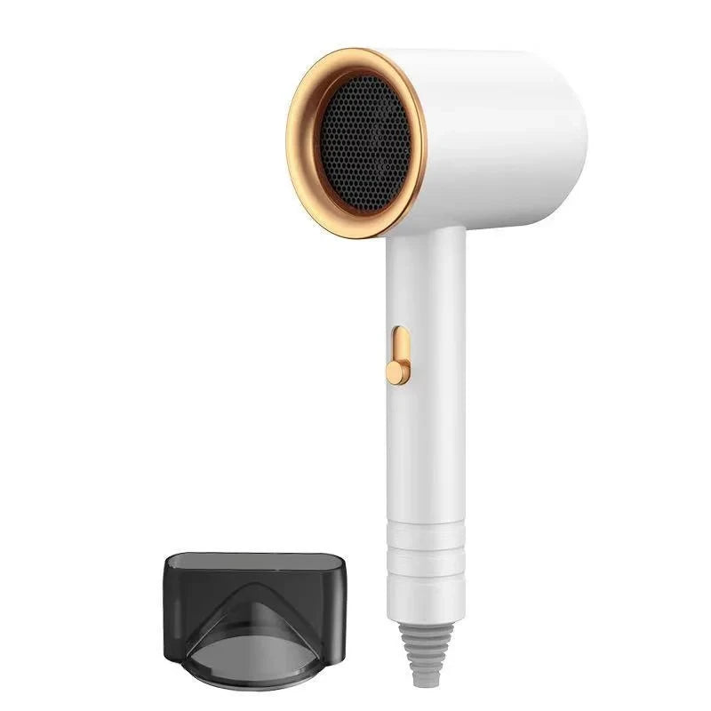 Sèche-cheveux professionnel portable avec protection ionique et thermique, idéal pour la maison, l'hôtel et les voyages. Usage domestique et hôtelier.