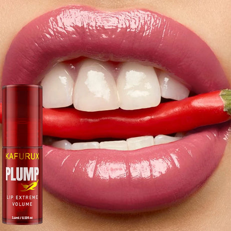Huile repulpante à lèvres au piment, sérum hydratant longue tenue, brillance et volume instantané, maquillage des lèvres pour femmes.