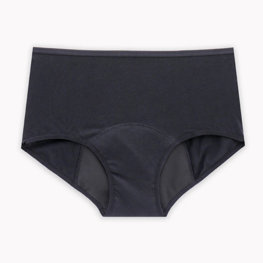 Culottes menstruelles respirantes, 4 couches, anti-fuites, en fibre de bambou, pour flux abondant, absorption rapide.