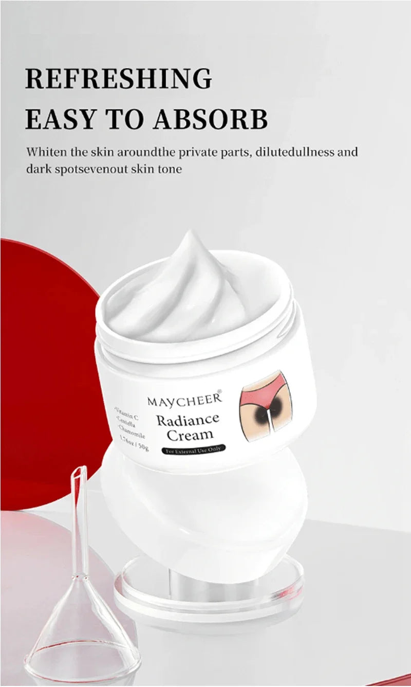 Crème éclaircissante pour parties intimes, sérum blanchissant pour aisselles, éclaircit les fesses, les genoux, l'intérieur des cuisses et les parties intimes, élimine les taches pigmentaires.
