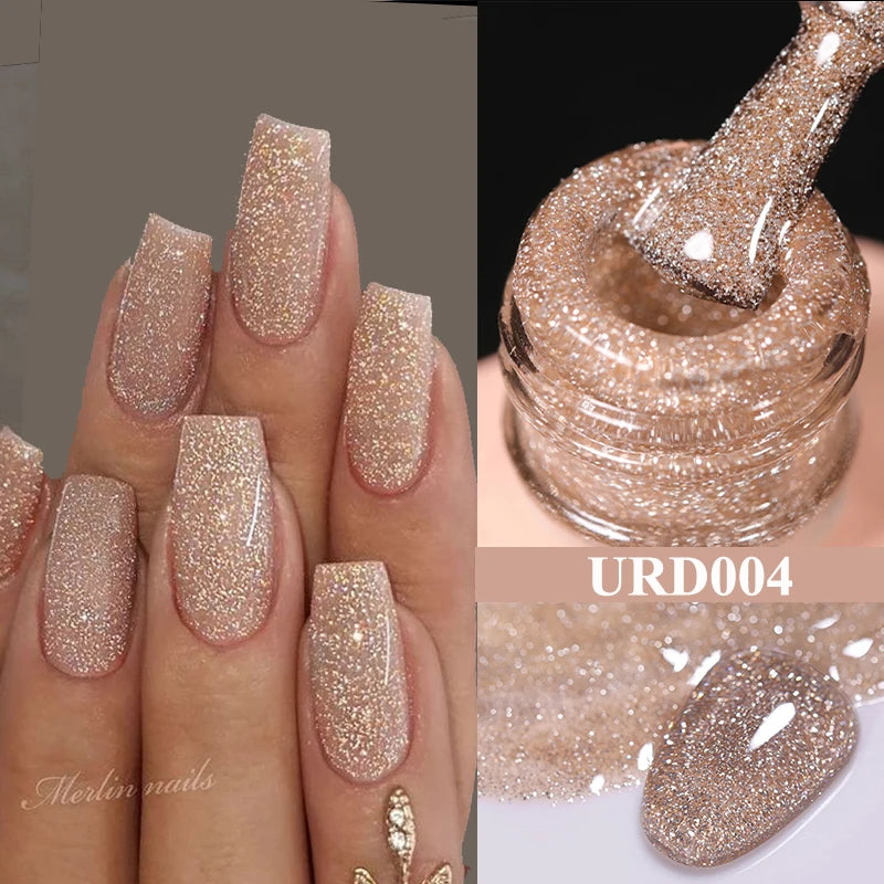Vernis gel semi-permanent UR SUGAR 15 ml, couleur blanc laiteux translucide, effet gelée, UV, semi-permanent, pour nail art, à dissoudre. Dernière tendance.