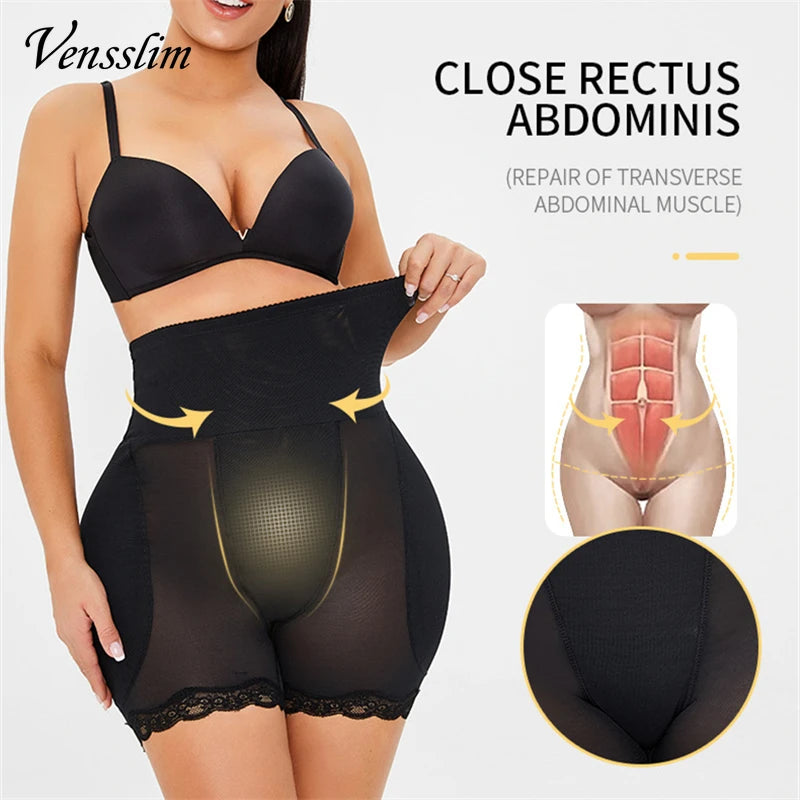 Braguitas de mujer que realzan las caderas y los glúteos, ropa interior sin costuras, shorts tipo bóxer, fajas moldeadoras, bragas de control con relleno grande.