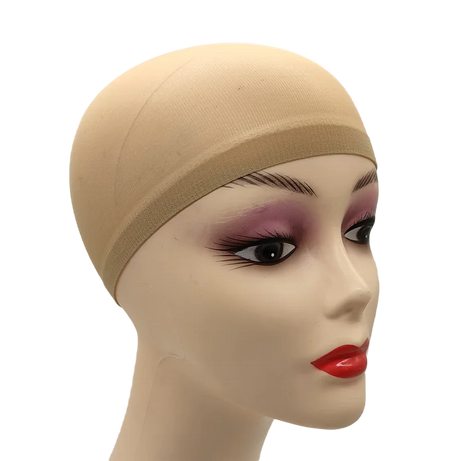2 unidades/bolsa Gorro de peluca de media superior Red para pelucas de cabello tejido Redes para pelucas de cabello negro Marrón Gorro de peluca de malla elástica para hacer pelucas