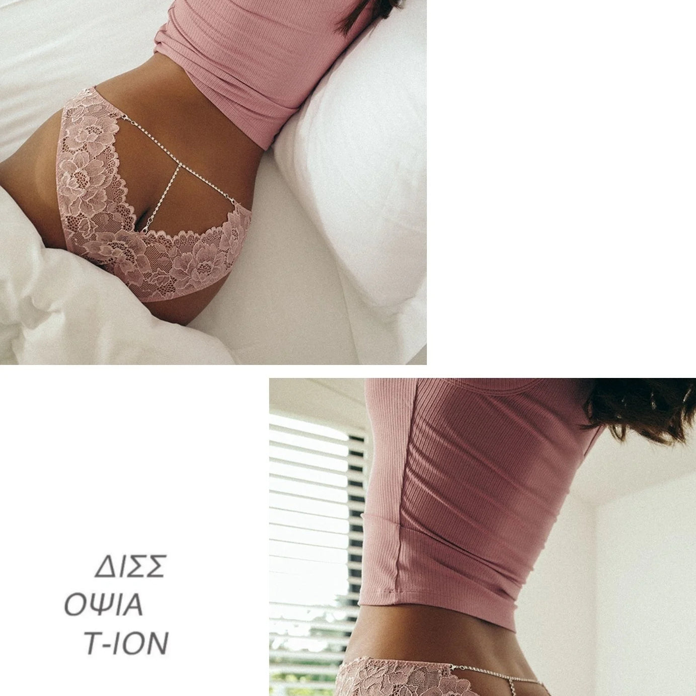 SP&CITY Nouvelle culotte sexy à strass pour femme, sous-vêtements en dentelle transparente, string sans coutures