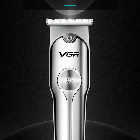 Tondeuse à cheveux professionnelle VGR 071, rechargeable, sans fil, portable, avec lame en T, pour hommes