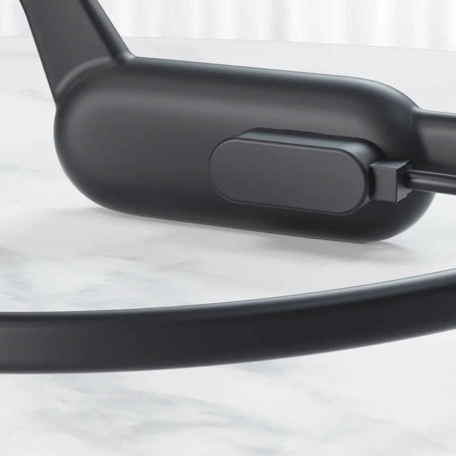 Écouteurs sans fil Shokz Open pour le sport, à conduction osseuse, Bluetooth, étanches IPX8, avec 32 Go de RAM et lecteur MP3.