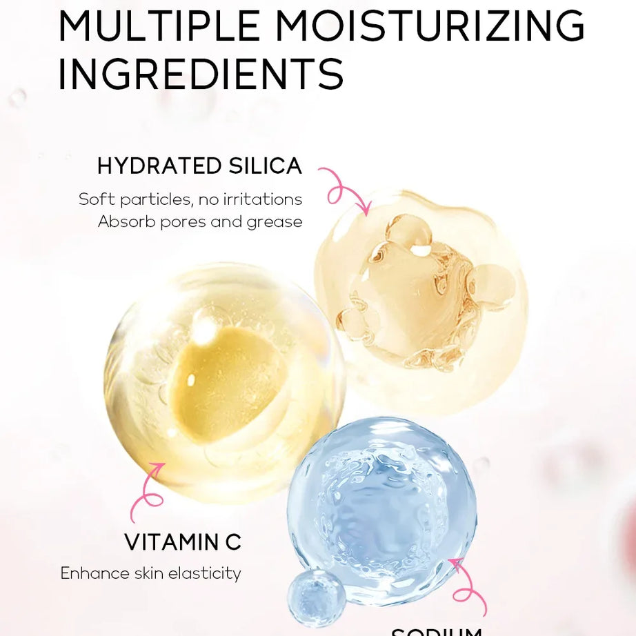 Gel exfoliant Sakura pour le visage, gommage hydratant et nourrissant réparateur, soin beauté 30 g/50 g