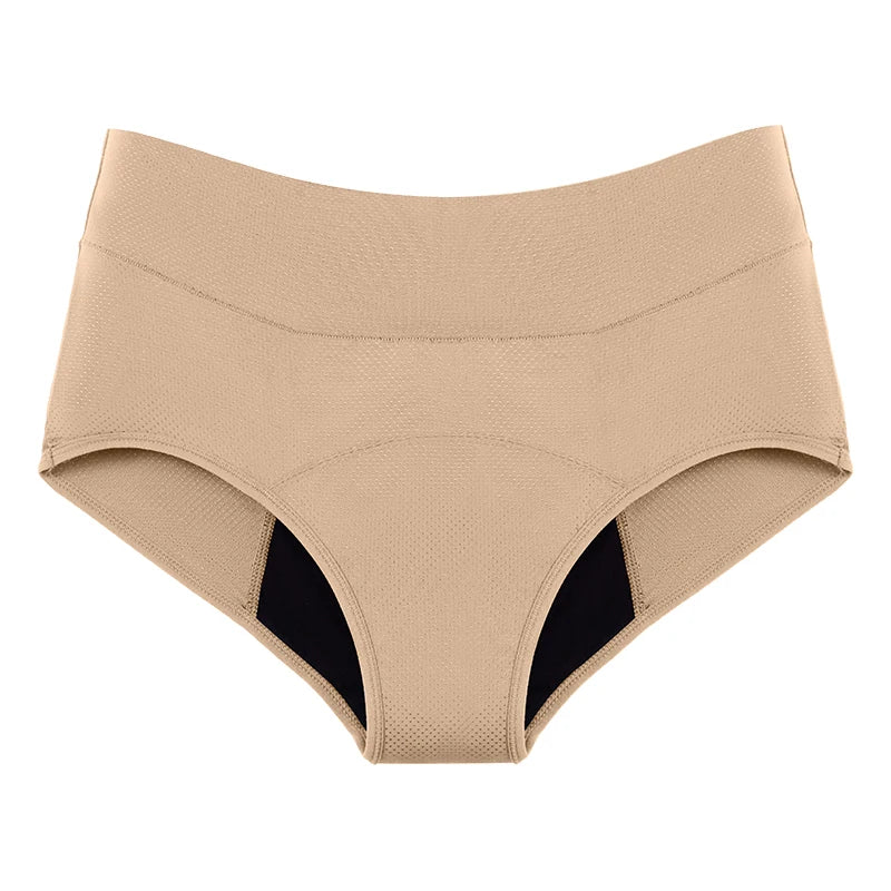 Culottes menstruelles respirantes, 4 couches, anti-fuites, en fibre de bambou, pour flux abondant, absorption rapide.