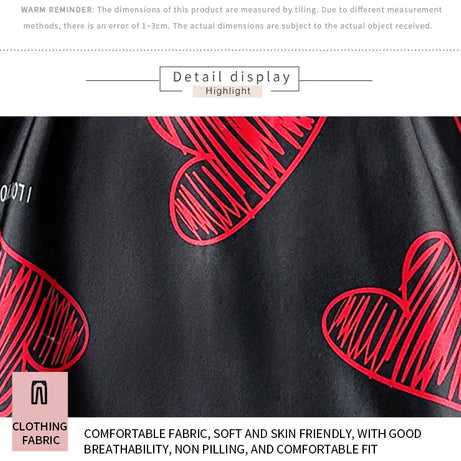 Nuisette en satin à imprimé lèvres rouges pour la Saint-Valentin, mini-robe de nuit dos nu à col en V, vêtements de nuit pour femmes