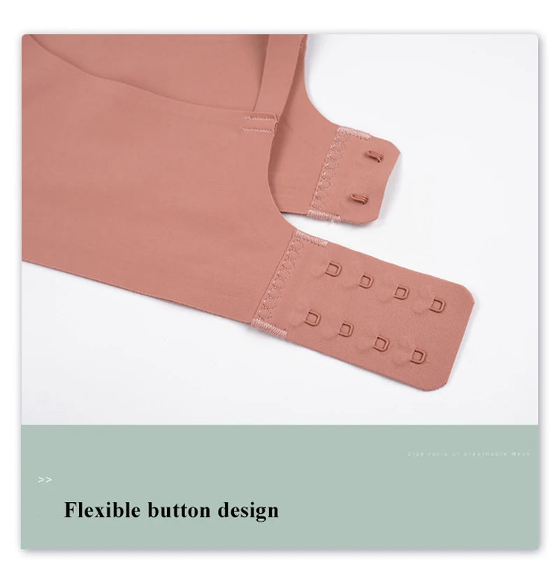 Soutien-gorge sexy sans coutures et sans armatures, soutien-gorge ajustable, sous-vêtements féminins, brassière rembourrée push-up, lingerie intime