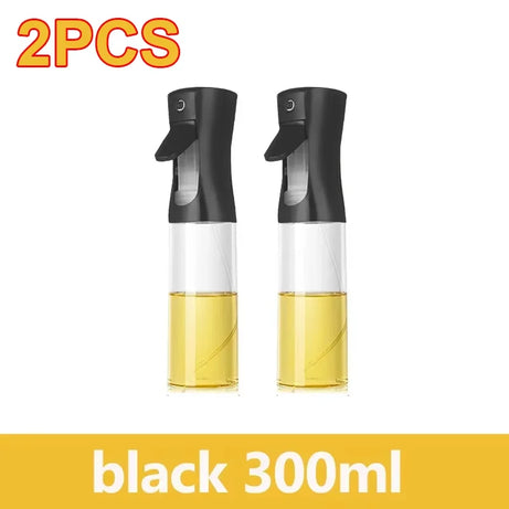 Flacon pulvérisateur d'huile de 200/300/500 ml pour barbecue et cuisson à l'huile d'olive, flacon en plastique, flacon vide pour vinaigre ou pinceau à huile