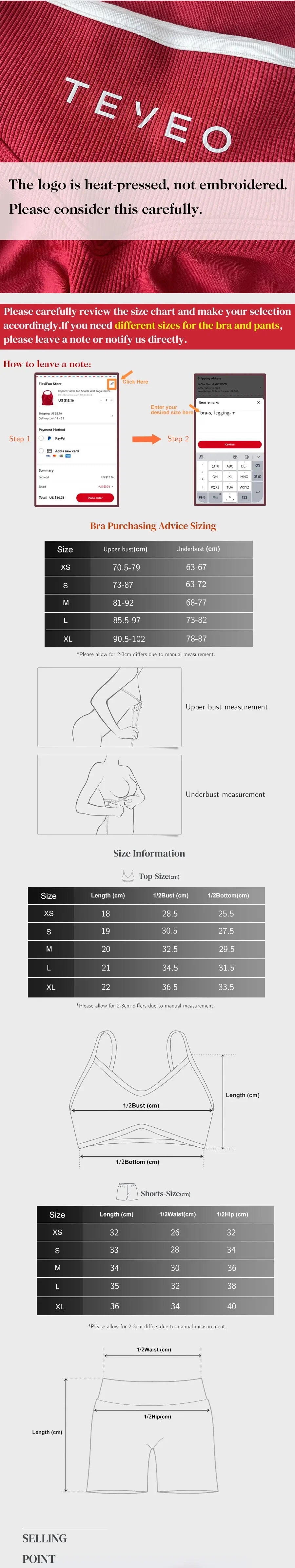 TEVEO 2pcs Women's Sports Yoga Shorts Fitness Cycling Elastic Sports Pants Ignite Sculpt Scrunch Short Yoga Bra Set leggings