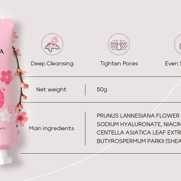 Masque visage exfoliant à l'or 24 carats LAIKOU Sakura : anti-rides, blanchissant, éliminateur de points noirs, masque à déchirer, produits de soin de la peau
