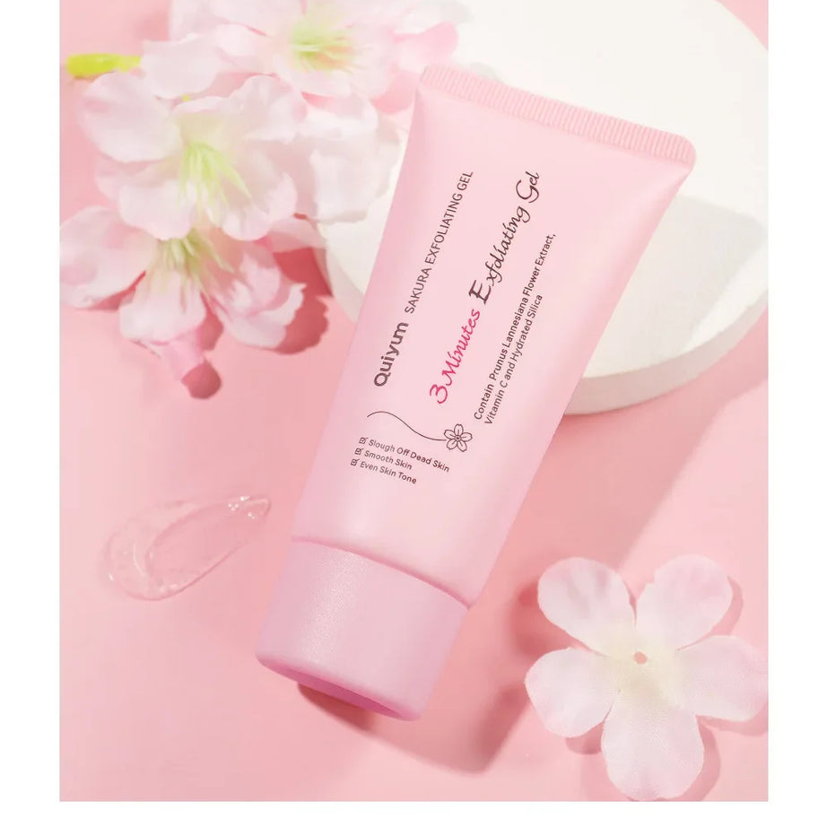 Gel exfoliant Sakura pour le visage, gommage hydratant et nourrissant réparateur, soin beauté 30 g/50 g