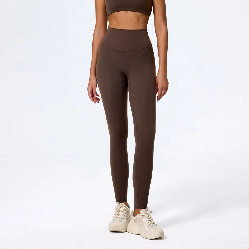 Leggings taille haute Hearuisavy en tissu ultra doux, séchage rapide, parfaits pour la gym, le yoga et la course à pied. Effet push-up.