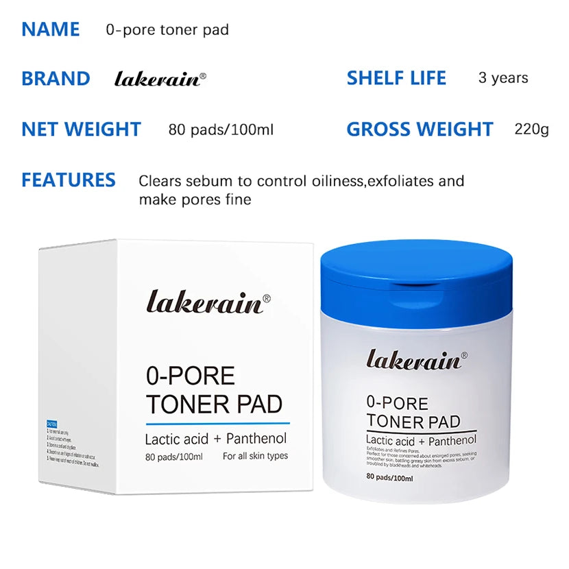 Disques toniques visage Zero Pore Pad 2.0 à double texture pour exfolier et lisser les pores. Soin coréen pour tous types de peau. 70 disques.