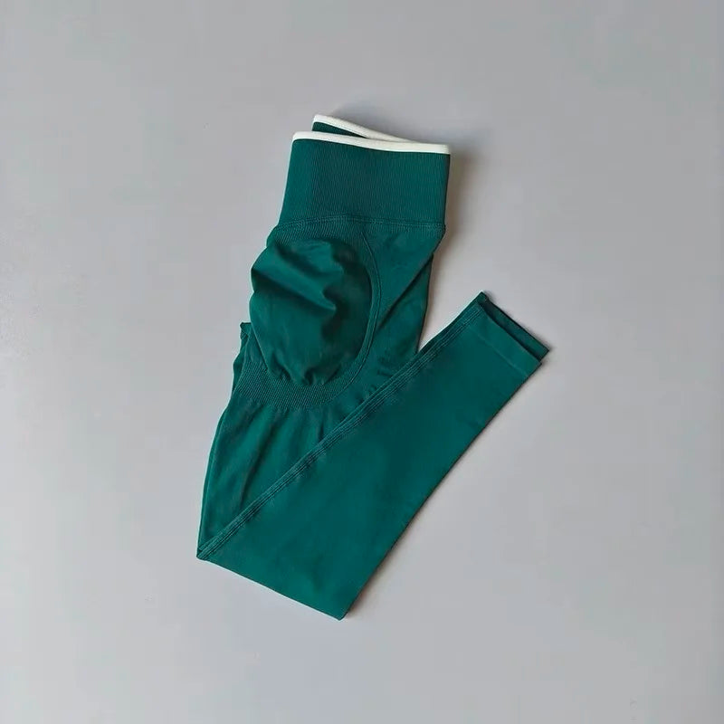 Pantalon de yoga effet fessier galbé, pantalon de fitness taille haute pour femme, legging moulant ultra-élastique à séchage rapide pour l'entraînement
