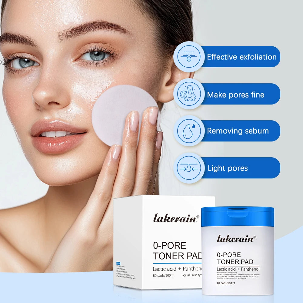 Disques toniques visage Zero Pore Pad 2.0 à double texture pour exfolier et lisser les pores. Soin coréen pour tous types de peau. 70 disques.