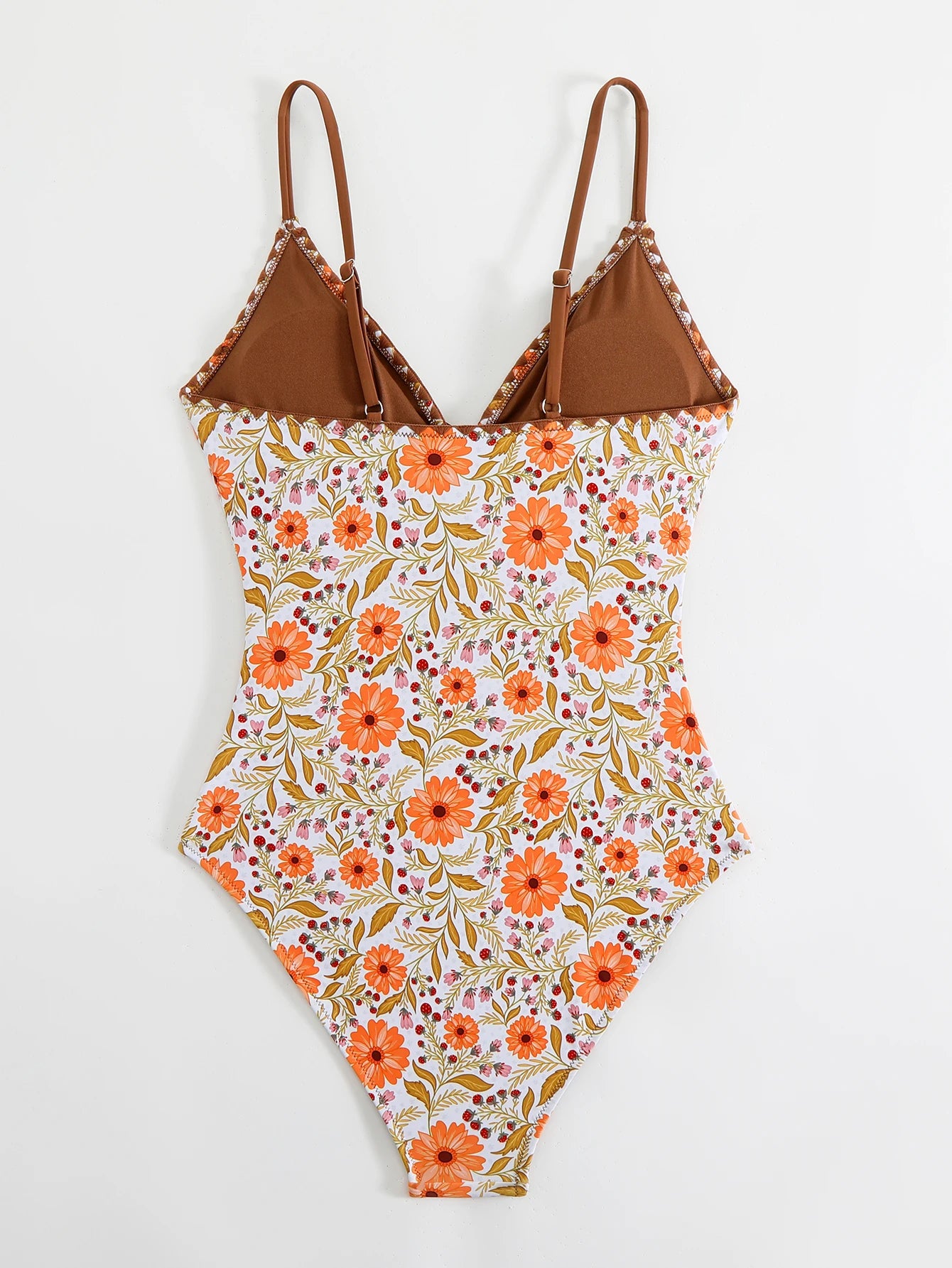 Maillot de bain une pièce imprimé 2026 pour femme, à lacets, body push-up, monokini, tenue de plage d'été