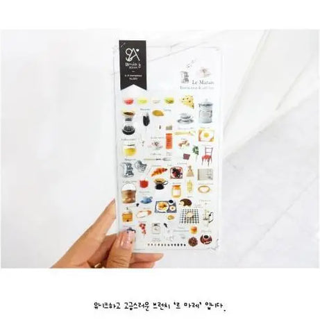 Autocollants Suatelier Foods, scrapbooking esthétique, jolis stickers pour carnets de voyage, décorations coréennes, agendas et fournitures de loisirs créatifs.
