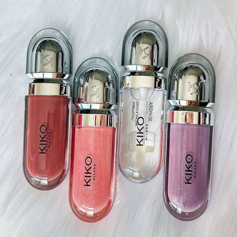 Kiko 3D Hydra LipGloss Blush waterproof longue tenue Maquillage scintillant Gloss à lèvres Brun Rose Mauve nacré