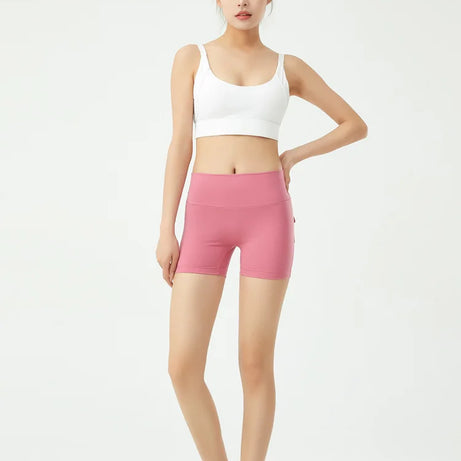 Short de fitness Peach Butt pour femme, pantalon cargo trois-quarts à séchage rapide avec poche, legging de yoga gainant pour l'été