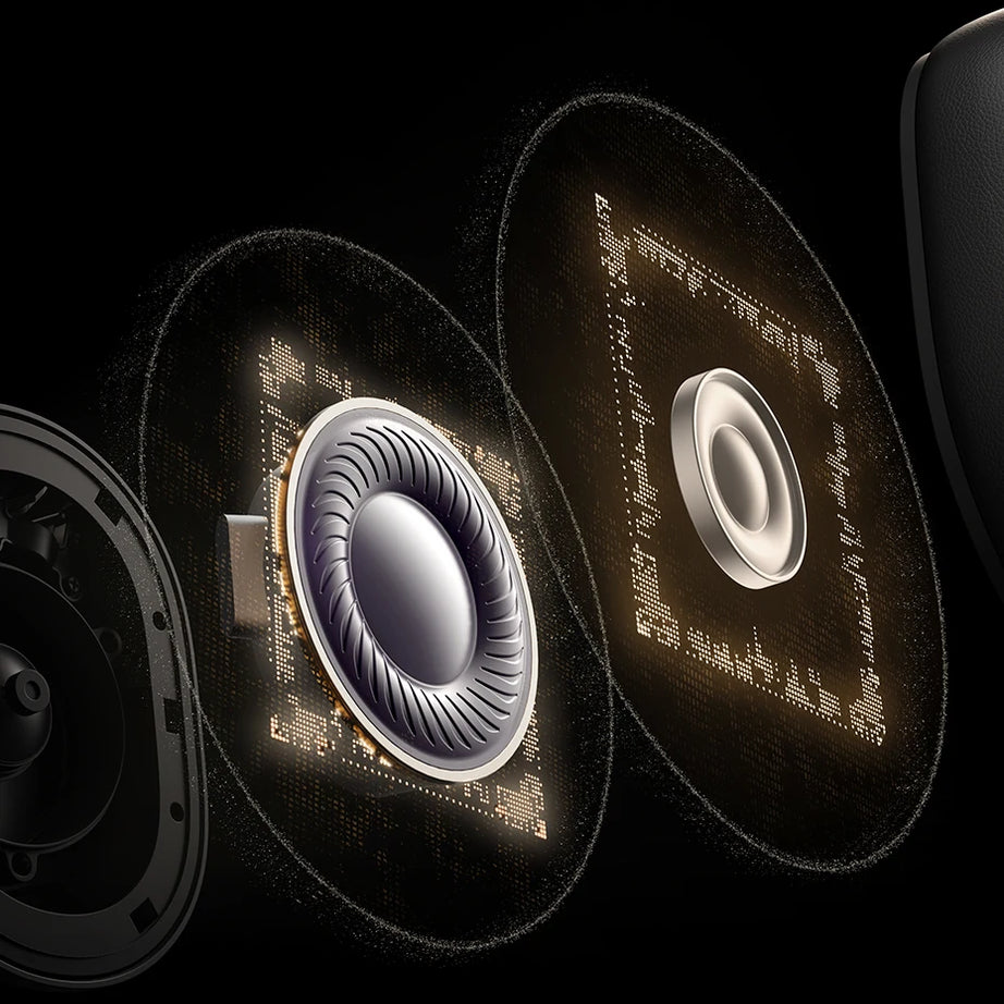 Écouteurs sans fil Bluetooth UGREEN Max5c avec réduction de bruit active ANC 43 dB, audio spatial haute résolution LDAC 75 Hz.
