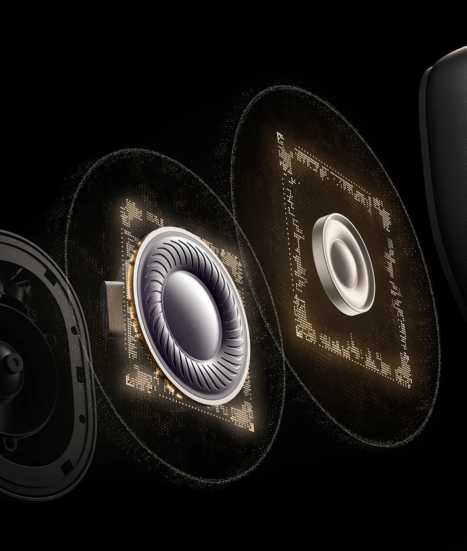 Écouteurs sans fil Bluetooth UGREEN Max5c avec réduction de bruit active ANC 43 dB, audio spatial haute résolution LDAC 75 Hz.