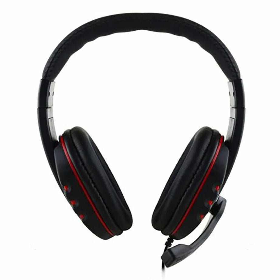 Auriculares con cable de 3,5 mm para juegos, música, PS4, PlayStation 4, PC, chat, ordenador, con micrófono.