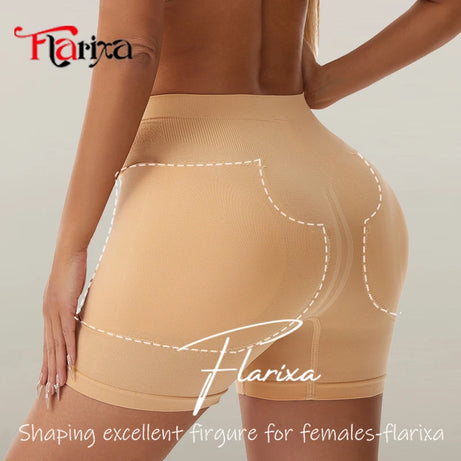 Braguitas moldeadoras Flarixa con realce de glúteos y almohadillas extraíbles para mujer. Shorts moldeadores de cadera. Ropa interior moldeadora para realzar las caderas.
