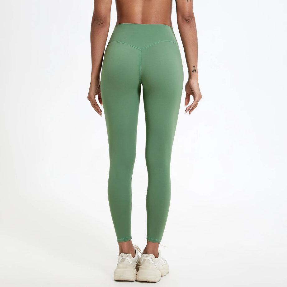 Leggings taille haute Hearuisavy en tissu ultra doux, séchage rapide, parfaits pour la gym, le yoga et la course à pied. Effet push-up.
