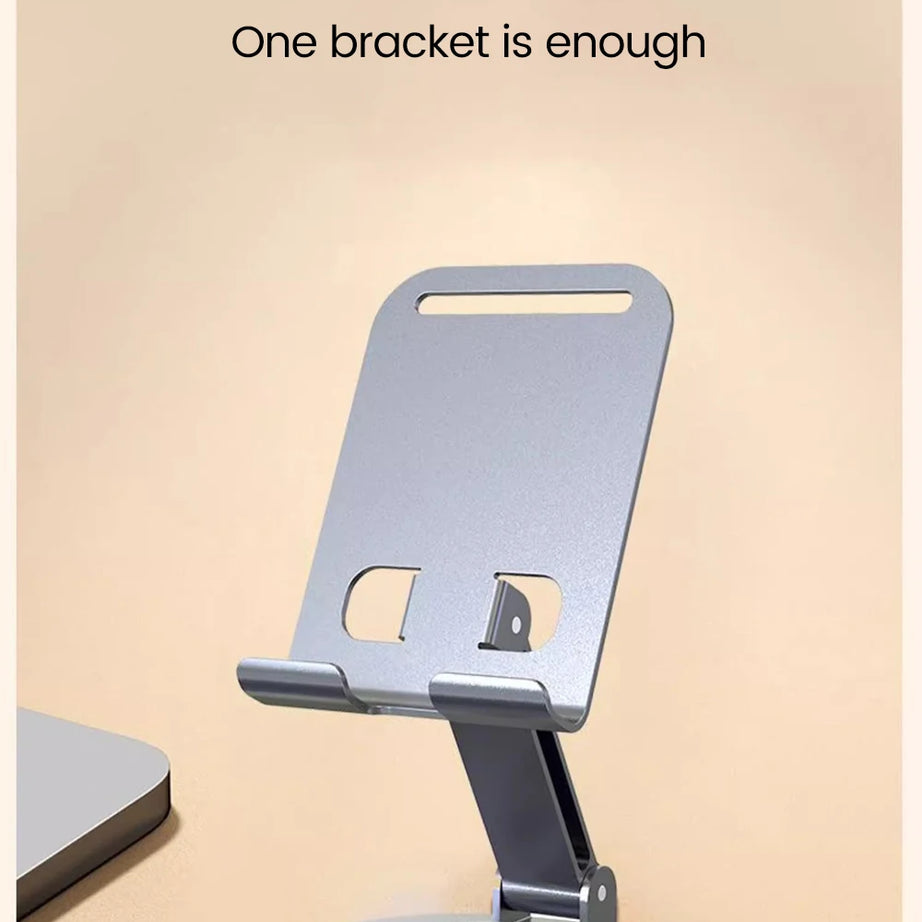 Support de téléphone portable rotatif Olaf pour table, compatible iPad, Samsung et iPhone 15, 14 et 13 pouces.
