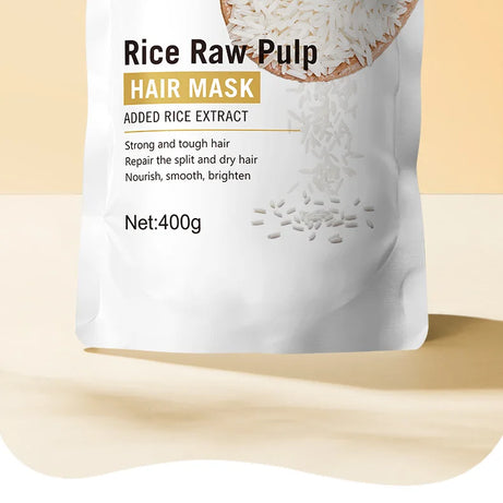 Masque capillaire magique à la kératine 10/30/50/100/400 g - Réparation en 5 secondes - Cheveux abîmés et frisés - Soin hydratant au riz - Doux, lisse et brillant