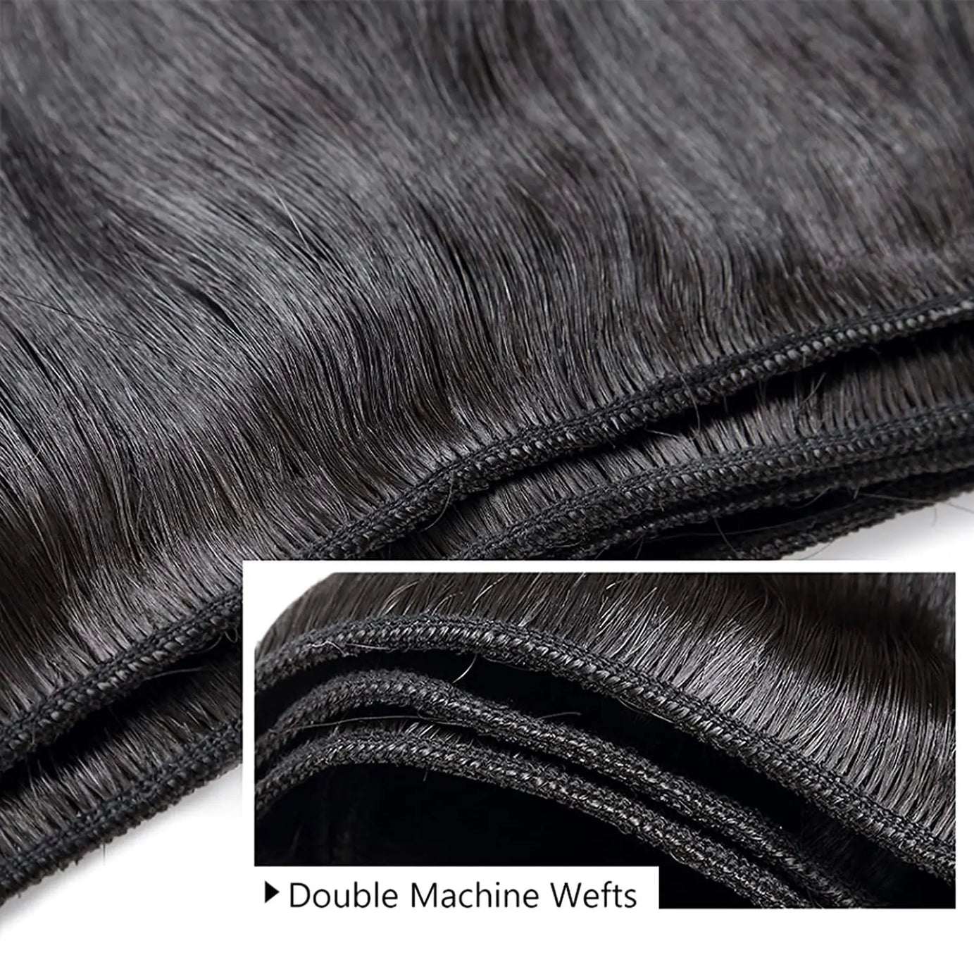 Extensions de cheveux lisses Tissage, 45, 50 et 55 cm (18, 20 et 22 pouces), cheveux naturels brésiliens, qualité 10A. Livraison en 3 jours en France.