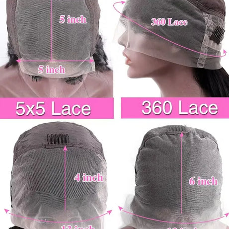 Perruque frontale de 40 à 46 pouces, densité 200, pour femmes noires, perruques brésiliennes en cheveux humains, 5x5, raides comme des baguettes, perruque frontale en dentelle transparente HD